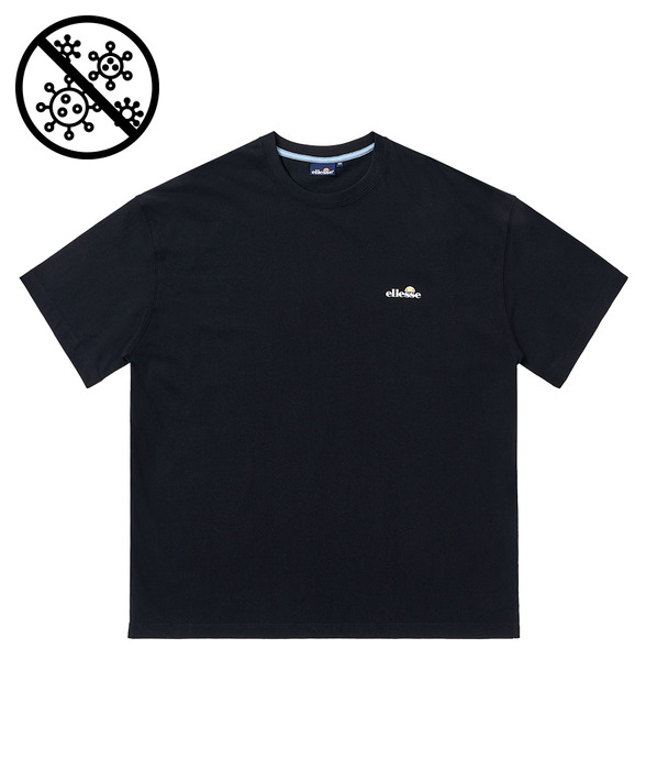 오리진 스몰로고 루즈핏 반팔 티셔츠 (블랙)